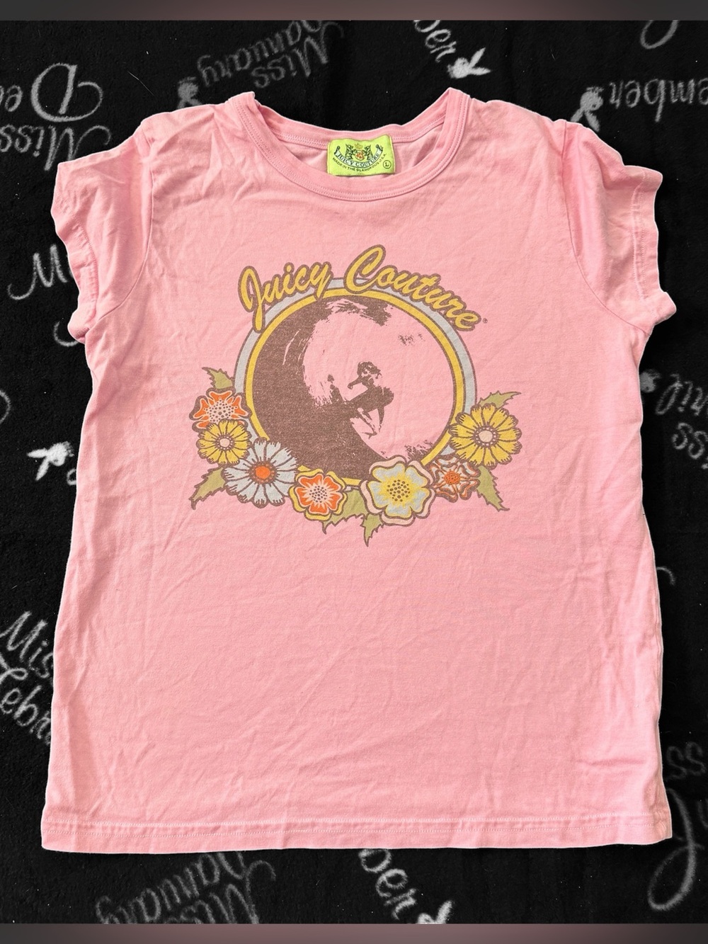 Juicy couture Y2K surf floral top